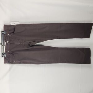 General Denim Works ROAM Jeans Pants Men 36x34 Brown Twill Relaxed Straight Leg